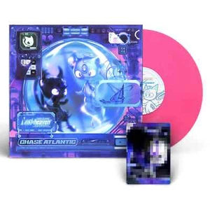 CHASE ATLANTIC "LOST IN HEAVEN" Neon Pink Vinyl AUTOGRAPHED CARD LIMITED EDITION - Imagen 1 de 1