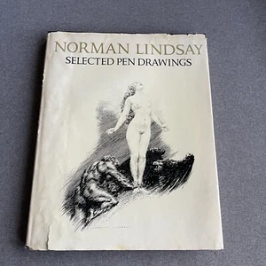 Norman Lindsay Selected Pen Drawings Plates Hardcover Dust Jacket - Foto 1 di 23