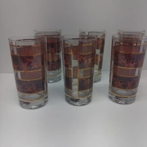 Vintage George Briard-Stil Midcentury HighBall Tumbler Gläser 6er Set - 5,5" - Bild 1 von 10