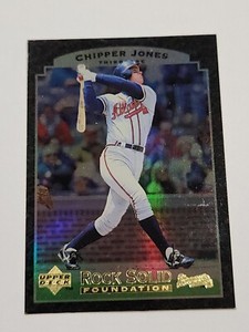 1996 Upper Deck Rock Solid Foundation Chipper Jones No.RS5  