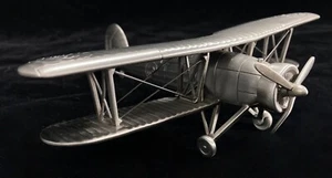 Fairey Swordfish MKIII Pewter Airplane by Danbury Mint - 5" Long ~ WWII Plane - Picture 1 of 16