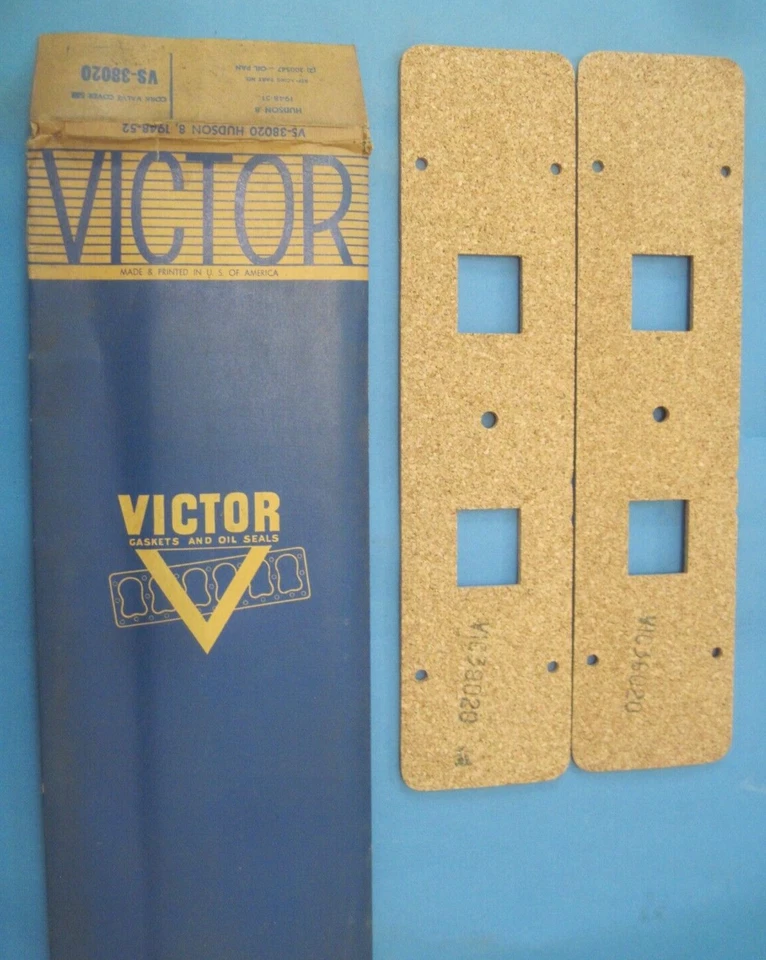 Juego de cubierta de válvula Hudson 8 1948-1952 nuevo stock antiguo Foto 1 de 1