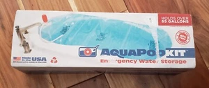 Kit AquaPod 65 gal ¡libre de BPA y Hecho en EE. UU.! Contenedor de almacenamiento de agua de emergencia - Imagen 1 de 2