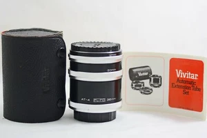 CANON FD FL MOUNT VIVITAR 3 PC AUTO EXTENSION TUBE SET (MINT) - Picture 1 of 4