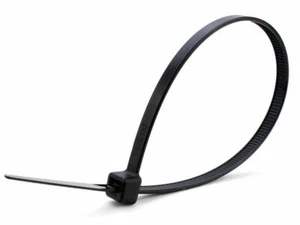 Yagi CT-18-120 Kabel-Reißverschluss-Binder 18 Zoll 120 Pfund Zugfestigkeit schwarz Nylon 100er-Pack - Bild 1 von 3