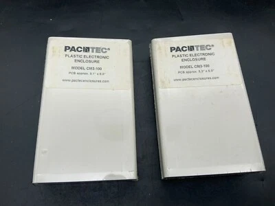 (2) Pactec Plastic Electronic Enclosure Model CM3-100 - Image 1 of 2