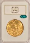 New Listing1924 $20 Saint Gaudens Gold Double Eagle Ngc Ms64 Cac Gen 4.0 No-Line Fatty