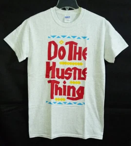 Do The Hustle Thing hell meliertes graues T-Shirt Größe Small - Bild 1 von 5