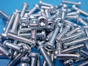 (50) #2-56 x 3/8" SCREW TORX PAN HEAD STEEL ZINC PLATE  - Picture 1 of 3