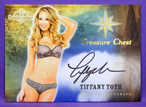 BenchWarmer 2014 Treasure Chest Tiffany Toth Authentic Autograph Insert Card