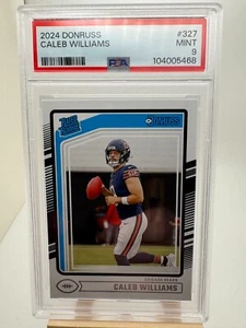 Panini Donruss Caleb Williams RC #327 2024 clasificación novato PSA 9 como nuevo - Imagen 1 de 2