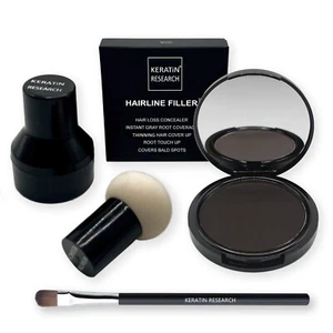 KERATIN RESEARCH Hairline Filler Touch-Up Hair loss Concealer Bald Spot Coverage - Picture 1 of 56