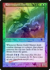 Raven Guild Master FOIL Scourge PLD Blue Rare MAGIC GATHERING CARD ABUGames