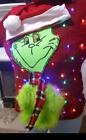 Ugly Christmas Sweater Women Cute red  Grinch Sweater with lights   S-2xl