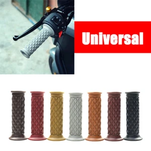 Anti-slip 7/8" 22mm Universal Silicone Motorcycle Handlebar Hand Grips Cover - Foto 1 di 23