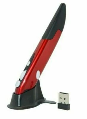 PR-03 PEN MOUSE 2.4G WIRELESS PEN-SHAPED MOUSE 800/1200/1600 DPI TOUCH PEN WEB.* - Image 1 of 4