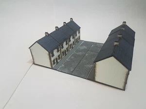 15mm WW2 8 Häuser MDF bemaltes Gelände ideal für Flames of War - Bild 1 von 6