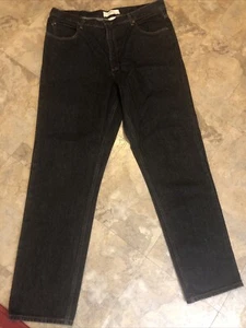 L.L. Bean Double L Jeans Men’s 40x34 Black Classic Fit Straight Leg Preppy - Picture 1 of 6