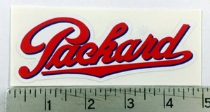 "Calcomanía vintage con logotipo de Packard 4,8""x1,9" - Imagen 1 de 1