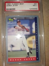 1993 Classic Best Derek Jeter PSA 7 #91