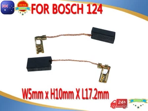 Carbon Brushes For Bosch 124 Rota  ry hammer GBH4DSC 5X10X17.2mm 1617014124 OZ - Picture 1 of 3