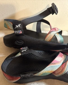 Sandalia Clásica Chacos Correa Ajustable Mujer 10.5 Multicolor Zapatos Exterior - Imagen 1 de 8