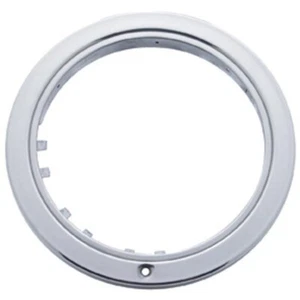 Stainless "Bullet" Headlight Bezel w/ Turn Signal Cutout - Picture 1 of 1