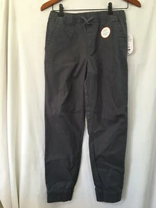 New Wonder Nation Boys Pull on Jogger Pants Gray School Uniform Reinforced Knee - Picture 1 of 5