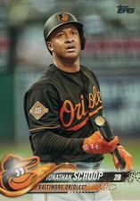 #131 Jonathan Schoop Baltimore Orioles 2018 Topps Series 1 Baseball Card EAY