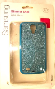 Samsung Galaxy S4 i9500 ..Neu Tmobile Olo Glimmer Teal Hard Case Glitzer Cover - Bild 1 von 3