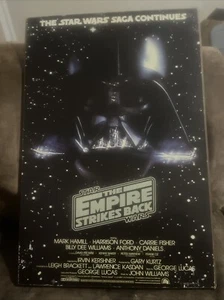 RARE Star Wars The Empire Strikes Back Wall Art Wood Plaque 19”x13” DarthVader - Picture 1 of 7