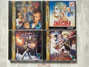 Sega Saturn Dynamite Deka & Snatcher & Devil Summoner & Albert Odyssey set Japan - Picture 1 of 10
