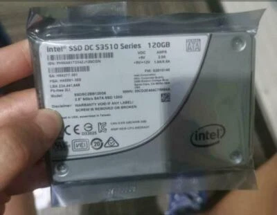 Intel 120GB S3510 Serie DC PCIE NVMe 2,5" SSD MLC SSDSC2BB120G6 NEU - Bild 1 von 2