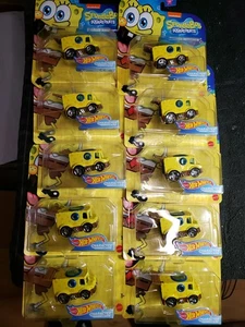 Lot of 10 pieces - Hot Wheels 2020 SpongeBob Squarepants 1:64 SEE LISTED DETAILS - Picture 1 of 16