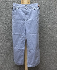 Pantalón Lauren Jeans Co Ralph Lauren Mujer 6 Chino Capri Azul Lavanda - Imagen 1 de 13