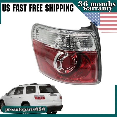 Luz trasera LED conductor izquierdo freno exterior para GMC Acadia 2007 2008 2009 2010-2012 Foto 1 de 4