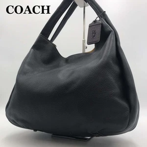 Coach Pebbled Hobo One Schultertasche Damen schwarz Echtleder gebraucht - Bild 1 von 12