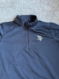 Nike Q-Zip Pullover Sweatshirt Minnesota Vikings Football NFL XL schwarz - Bild 1 von 6