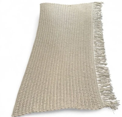 Crotchet Bed Runner Throw Blanket Handmade - Image 1 of 4