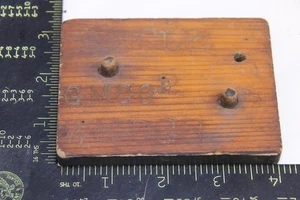 Goodspeed Flat Plate Spacer Industrial Foundry Wood Mold Pattern VINTAGE - Picture 1 of 2