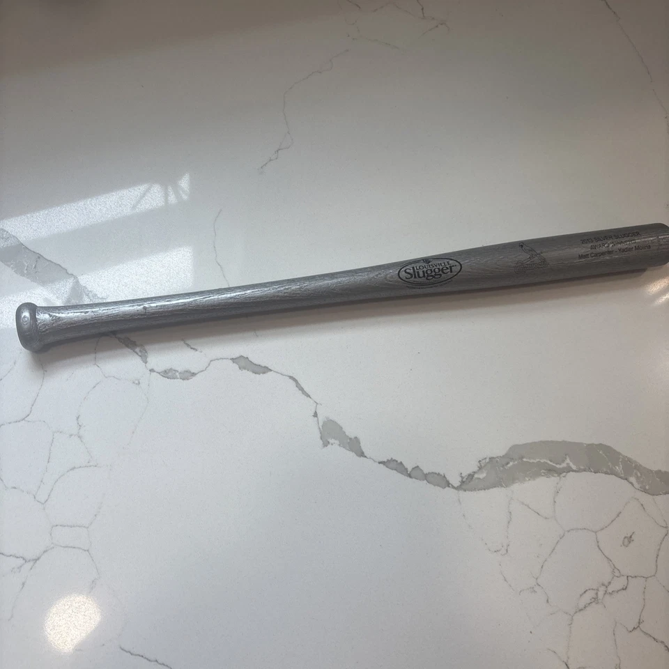 2013 Yadier Molina Matt Carpenter Silver Slugger 18" Mini Bat STL Cardinals SGA  - Image 1 of 4