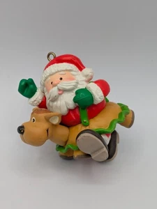Carlton Cards Here Comes Santa Claus 1988 Vintage Christmas Ornament - Bild 1 von 4