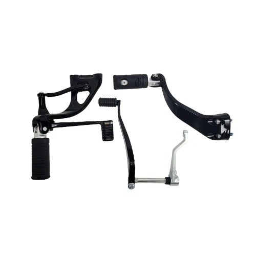 Harley-Davidson Black Mid Controls de fabricante de equipos originales - se adapta a Street Bob & Low Rider 2018-2025 Foto 1 de 4