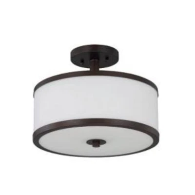 Sunset 3-Light 100W MB Payton Semi-Flush Mount - F21008-64 - Image 1 of 2