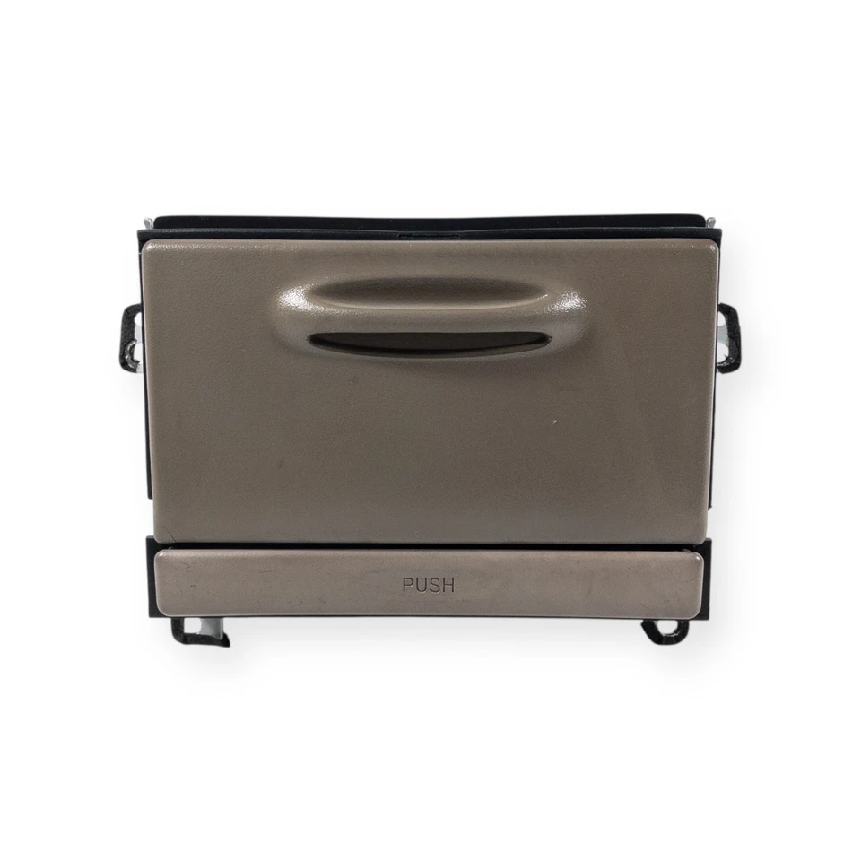 Toyota Corolla 1998-2002 tablero central cubo de almacenamiento cubby portavasos marrón tostado OEM Foto 1 de 4