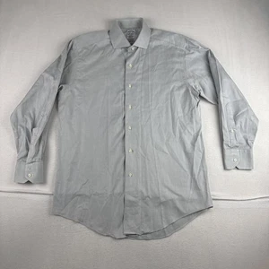 Vintage Brooks Brothers Makers and Merchants grau gestreiftes Herrenhemd 15,5-32 - Bild 1 von 8