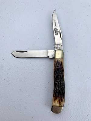 Vintage Parker Cutlery Company Trapper 2 Two Blade Trapper Knife  - Image 1 of 4