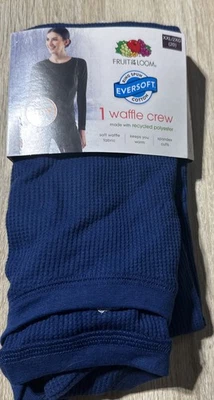 Gofre térmico Fruit of the Loom para mujer talla XXL/2XG (20) azul - nuevo con etiquetas Foto 1 de 2