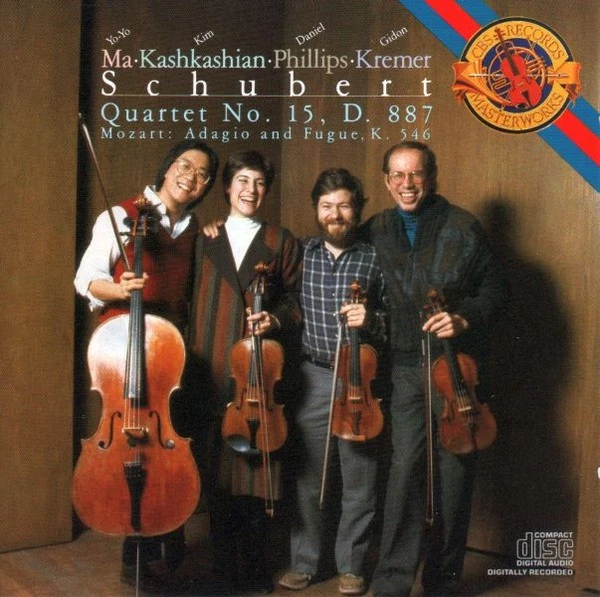 Schubert Qt No 15 D 887 / Mozart Adiago Fugue 546 by Various (CD, 1987) Foto 1 de 1
