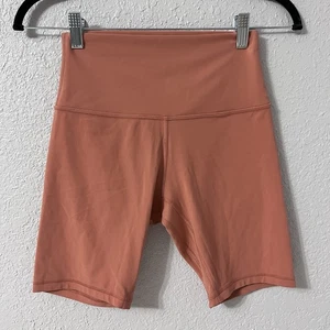 Lululemon Biker Shorts Womens 6 Align Super High Rise 8" Inch Yoga Gym Coral - Picture 1 of 8